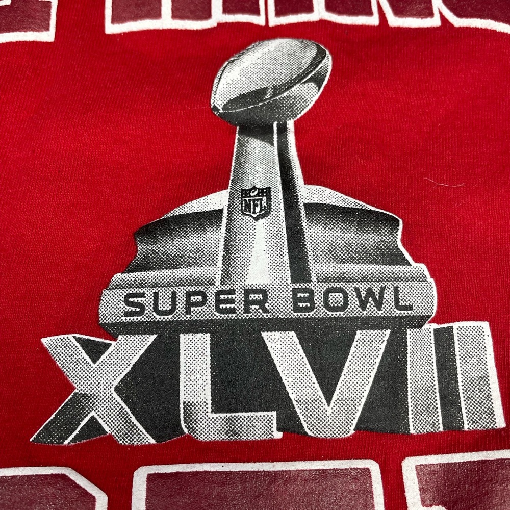 San Francisco 49ers Super Bowl XLVII shirt Size Medium - Picture 2 of 6